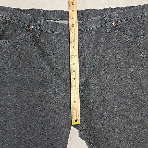 Wrangler Mens Charcoal Cowboy Cut Original Fit Jeans Sz 42x30 Western 13MWZ - Picture 7 of 8